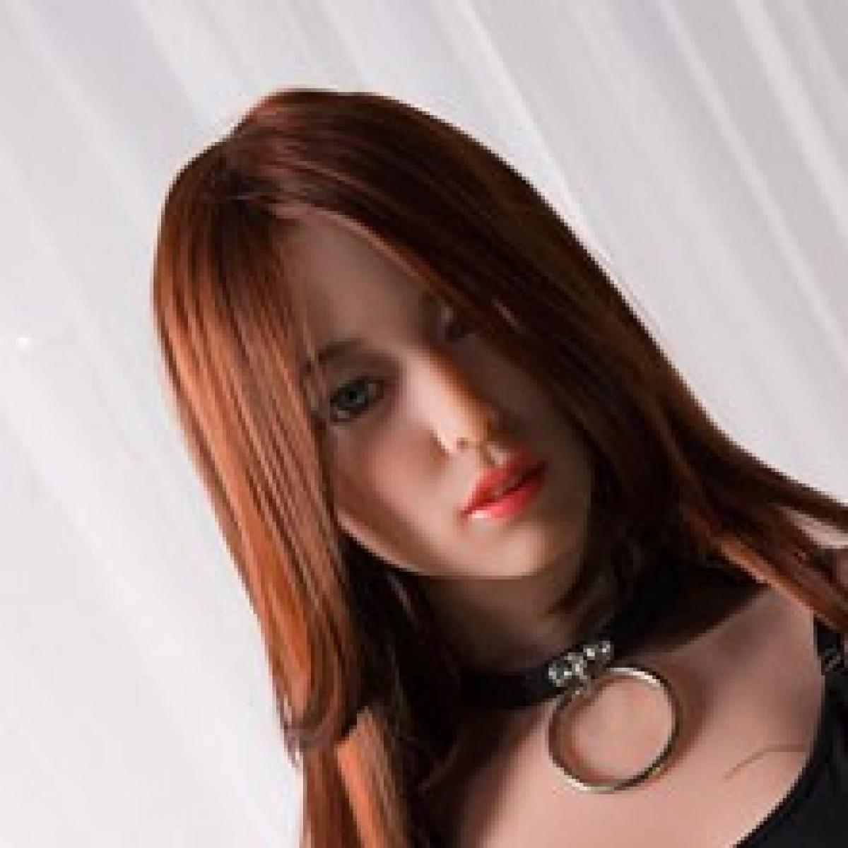 Allure Head - Sex Doll Head - M16 Compatible - Tan - Lucidtoys