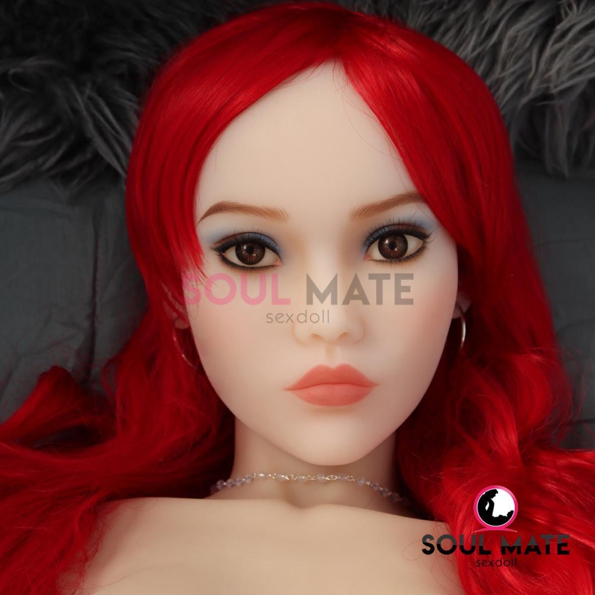 SoulMate Dolls - Gracie Head - Sex Doll Heads - White - Lucidtoys
