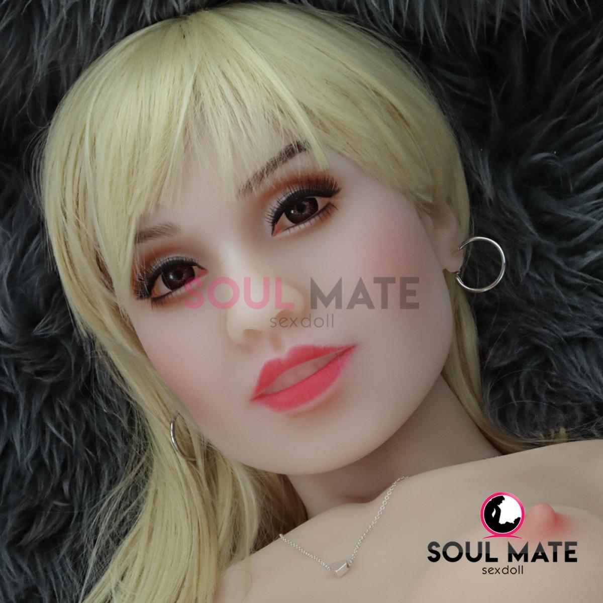 SoulMate Dolls - Elliana Head - Sex Doll Heads - White - Lucidtoys