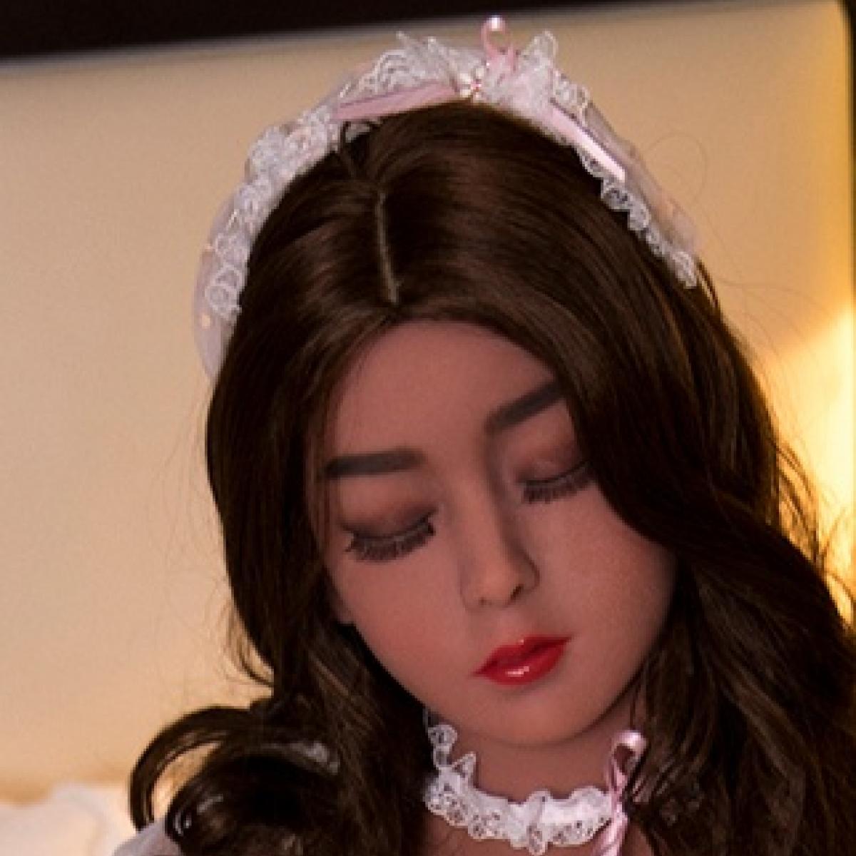 Firedoll - Georgina - Sex Doll Head - M16 Compatible - Light-Tan - Lucidtoys