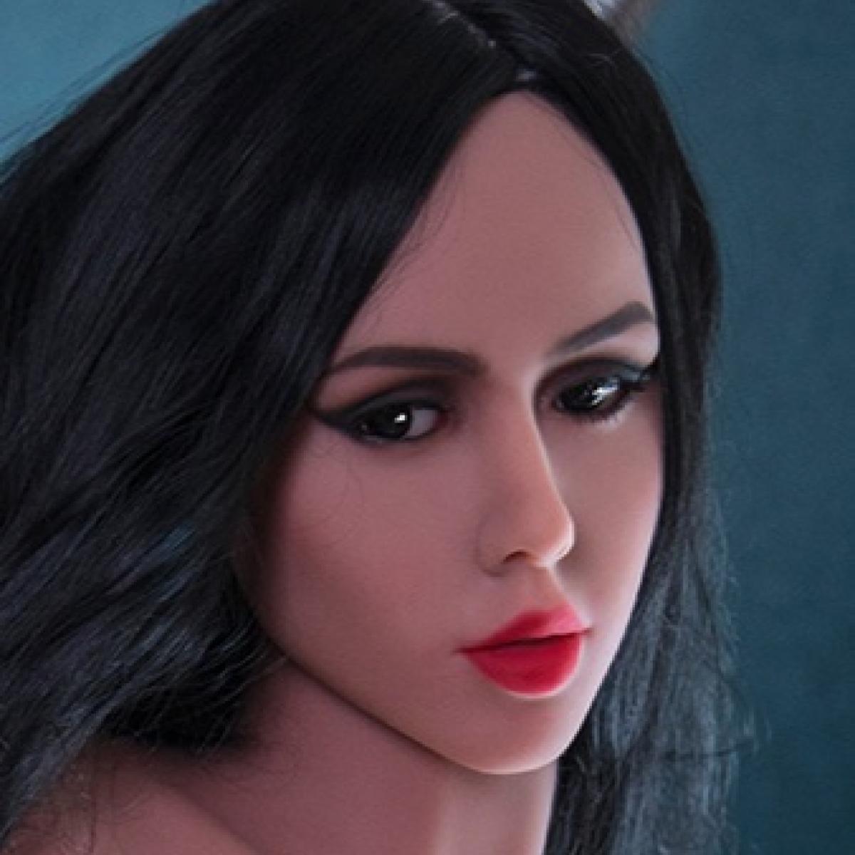 Firedoll - Heather - Sex Doll Head - M16 Compatible - Light Tan - Lucidtoys