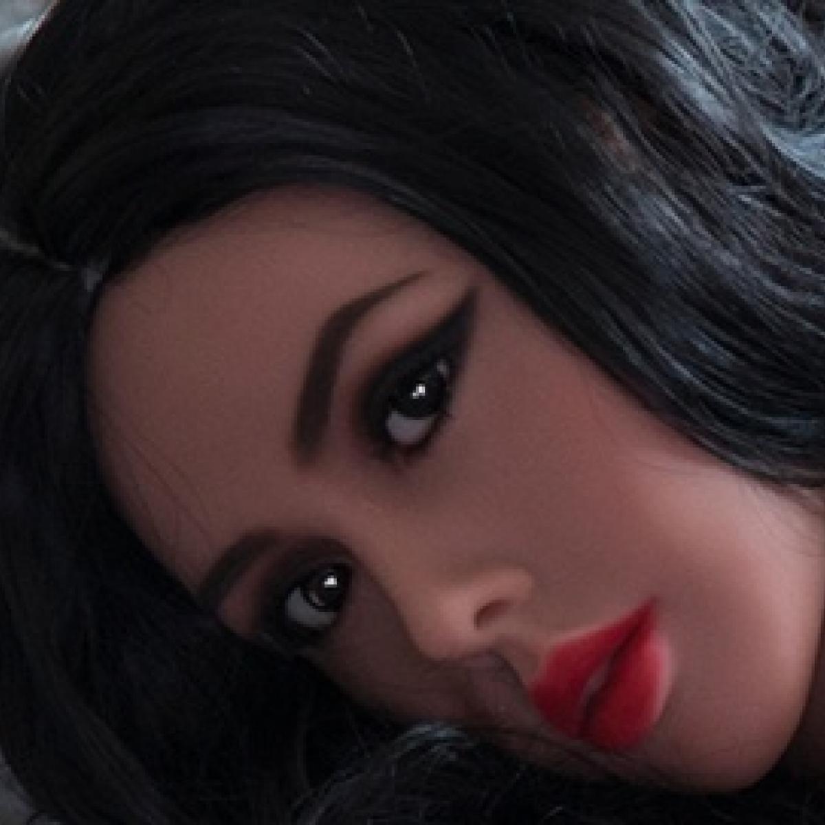 Firedoll - Heather - Sex Doll Head - M16 Compatible - Light Tan - Lucidtoys