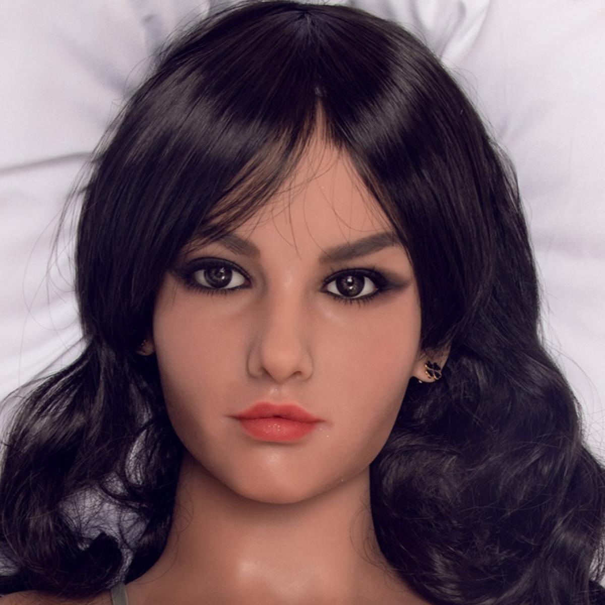 Firedoll - Annisa- Sex Doll Head - M16 Compatible - Light Tan - Lucidtoys