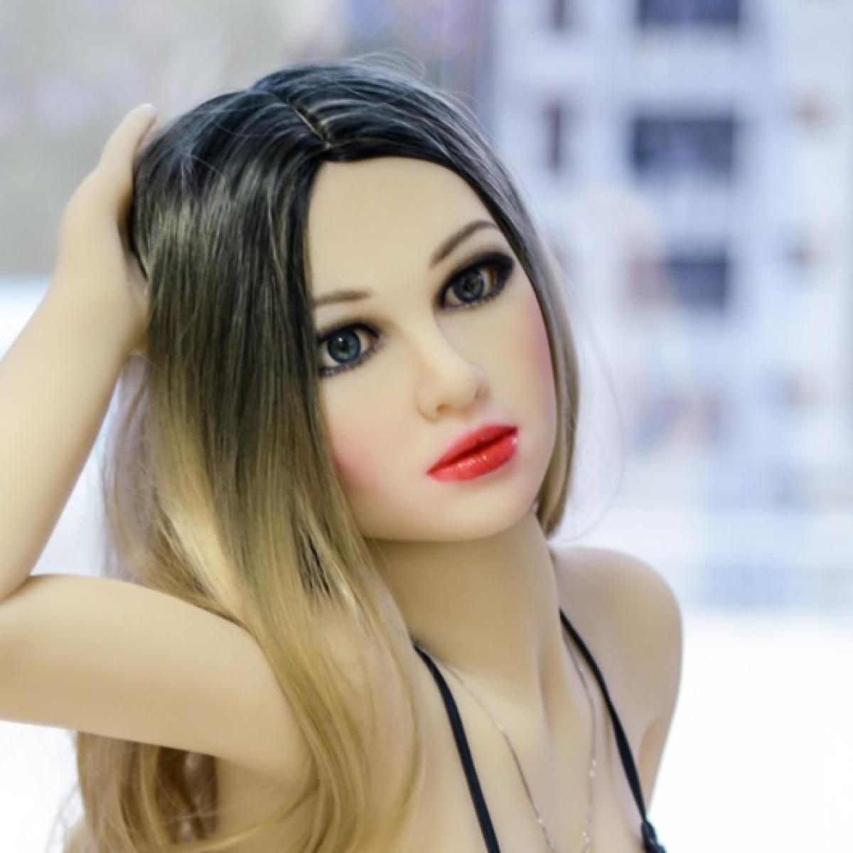 Neodoll Racy Lora Head - Sex Doll Head - M16 Compatible - White - Lucidtoys