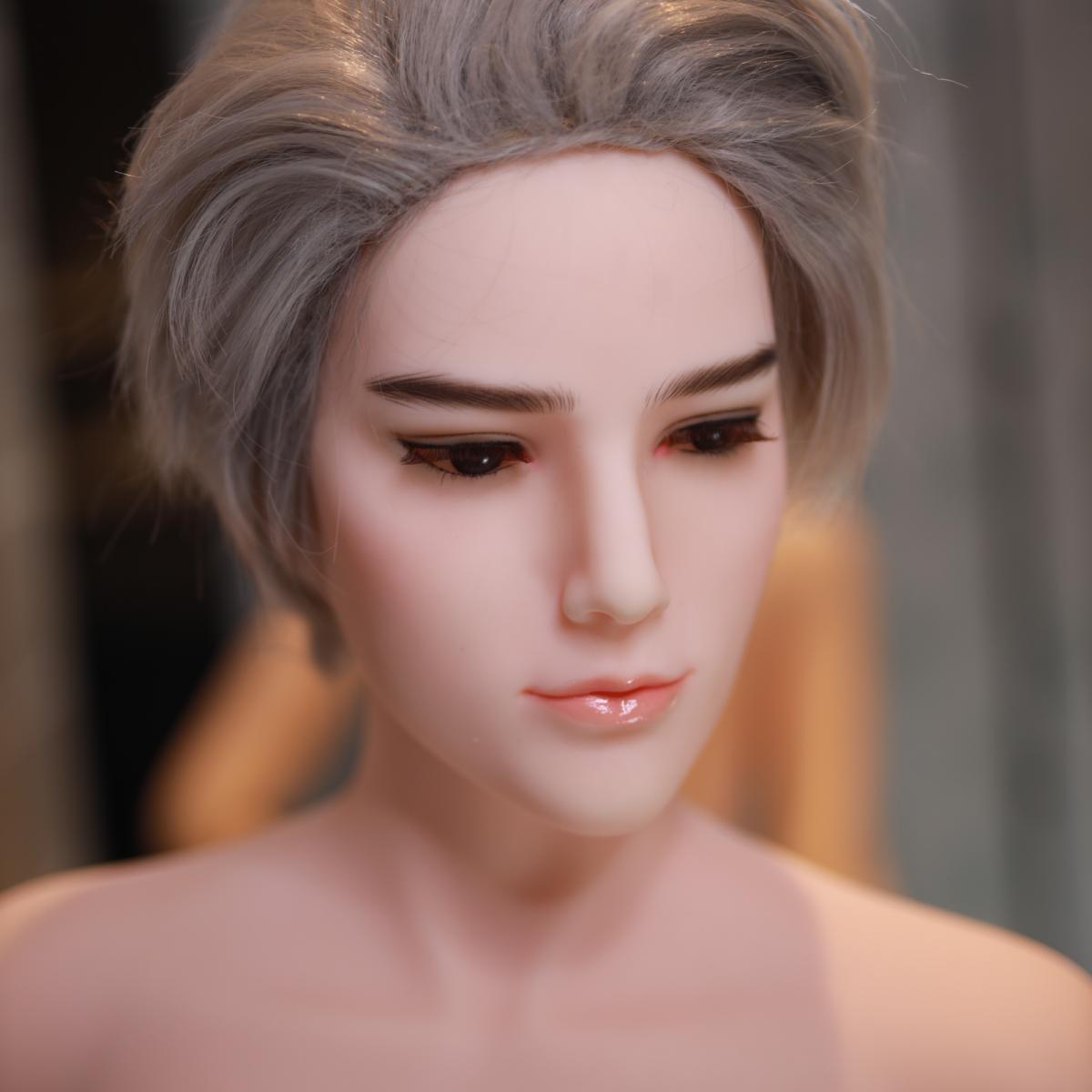 Neodoll Sugar Babe - Caikun - Male Sex Doll Head - Natural - Lucidtoys
