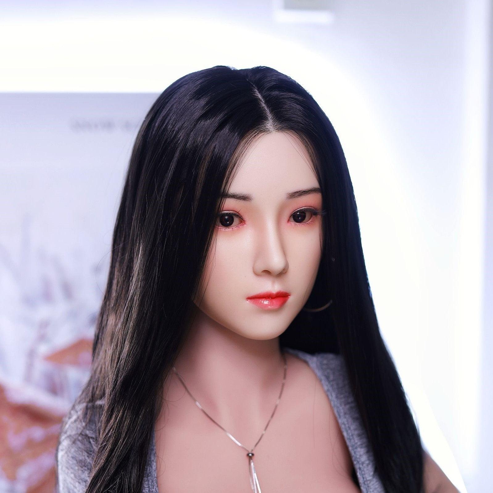 Neodoll Sugar Babe - Laura - Silicone Sex Doll Head - Implanted Hair - Silicone Colour - Lucidtoys