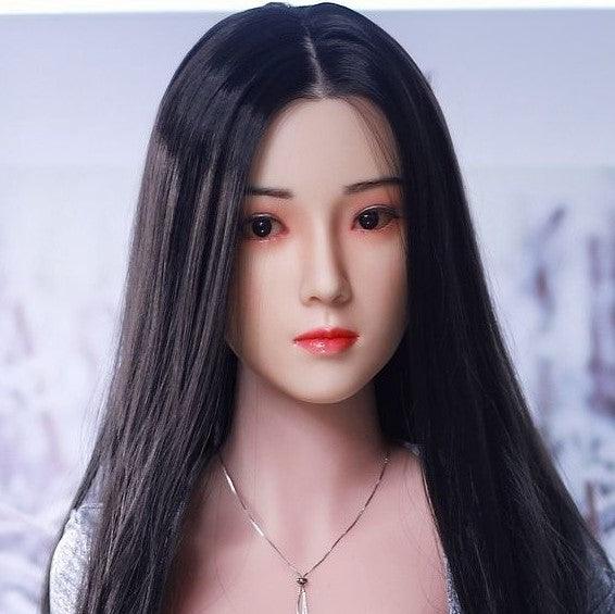 Neodoll Sugar Babe - Laura - Silicone Sex Doll Head - Implanted Hair - Silicone Colour - Lucidtoys