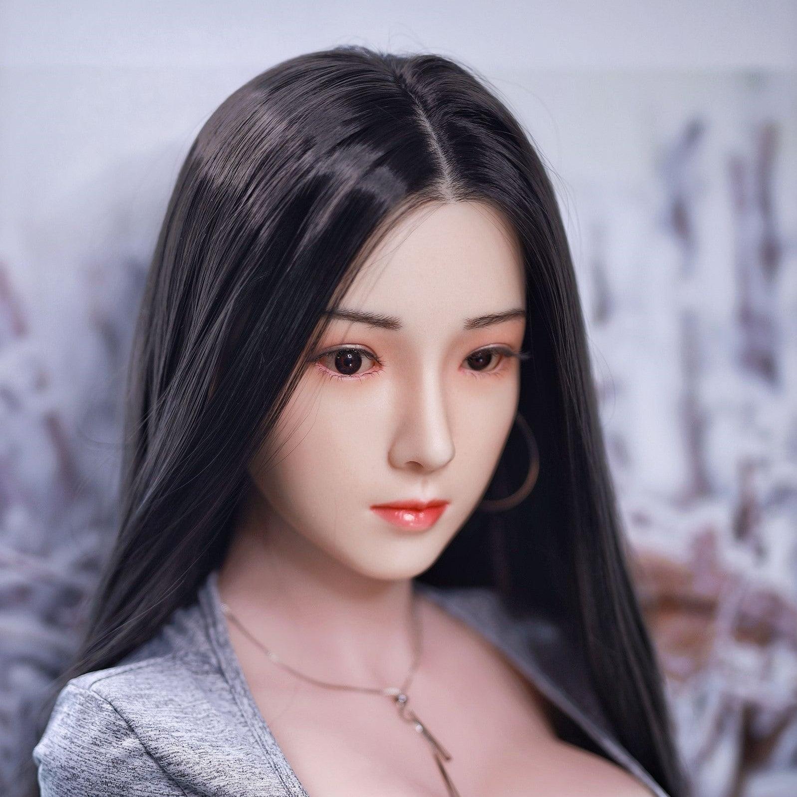 Neodoll Sugar Babe - Laura - Silicone Sex Doll Head - Implanted Hair - Silicone Colour - Lucidtoys