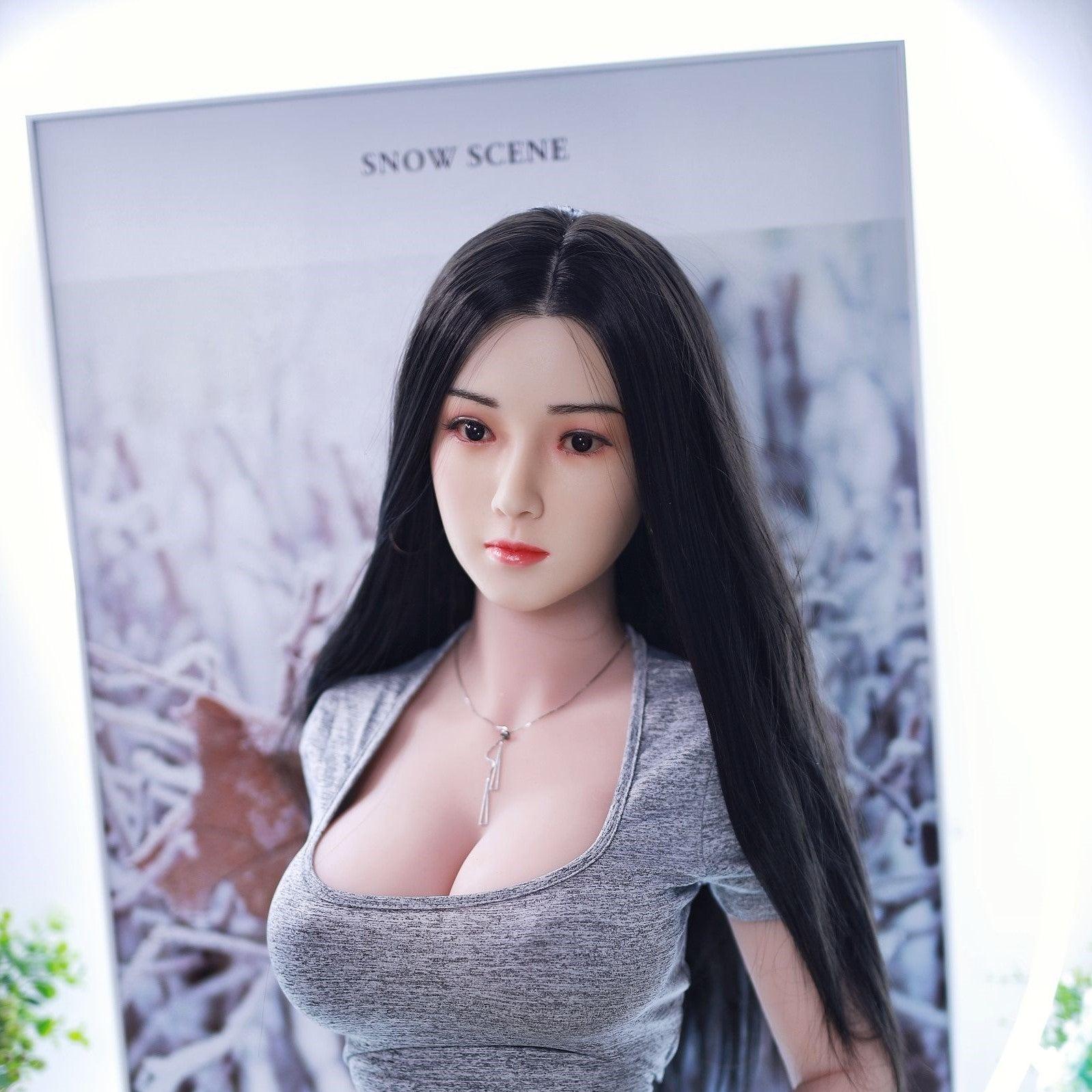 Neodoll Sugar Babe - Laura - Silicone Sex Doll Head - Implanted Hair - Silicone Colour - Lucidtoys