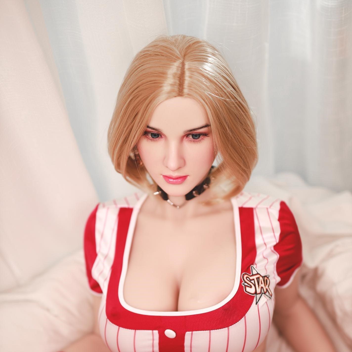 Neodoll Sugar Babe - Maci - Silicone Sex Doll Head - Implanted Hair - Silicone Colour - Lucidtoys