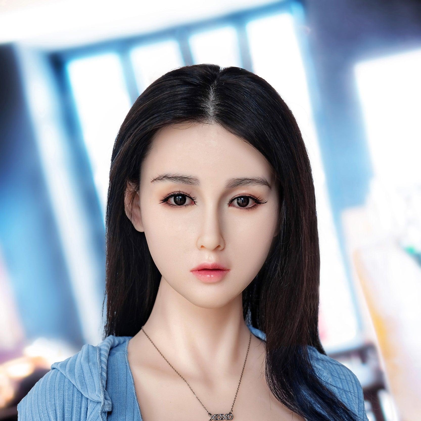 Fire Doll - Ishtar - Silicone Sex Doll Head - Natural - Lucidtoys