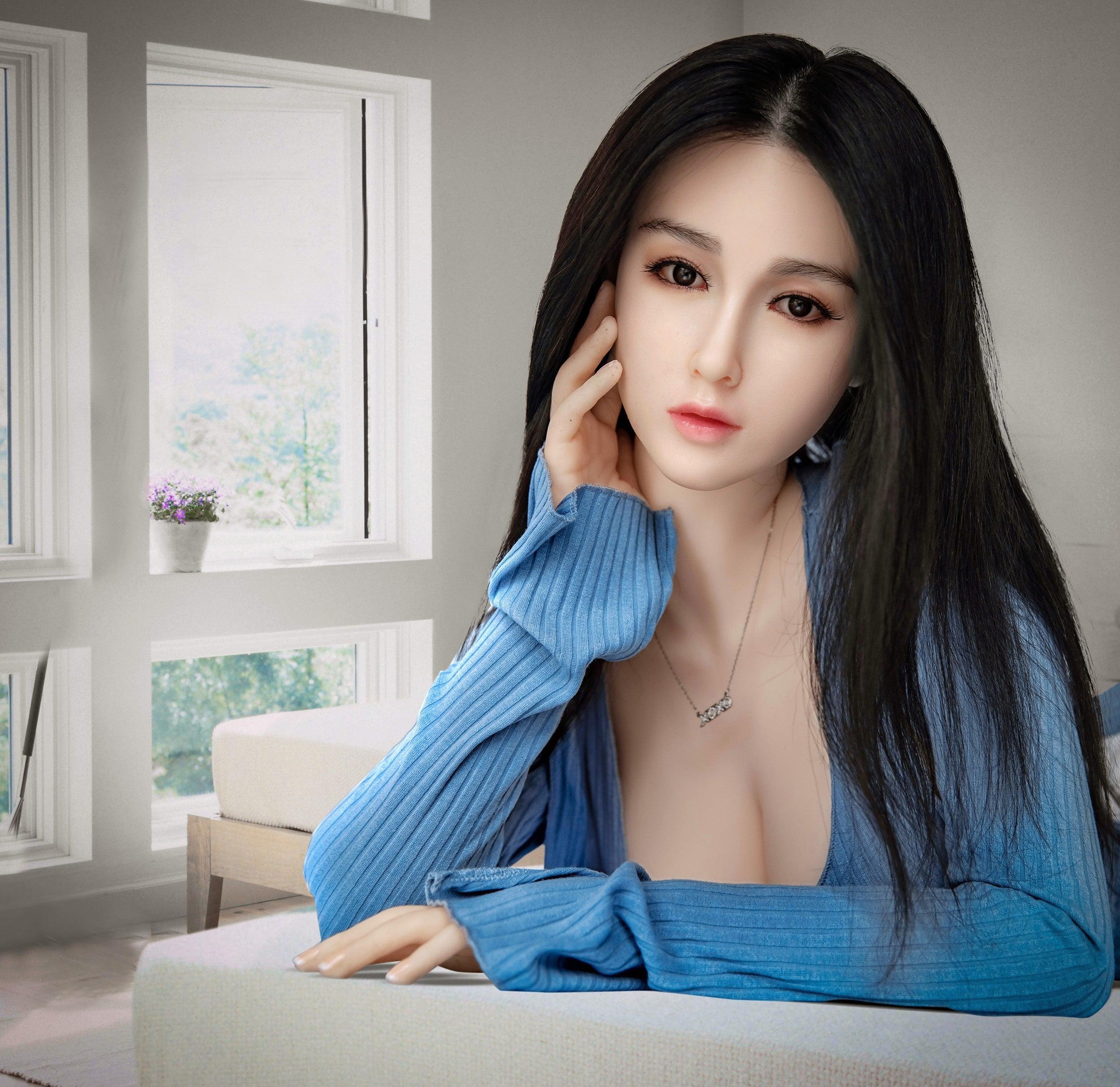 Fire Doll - Ishtar - Silicone Sex Doll Head - Natural - Lucidtoys