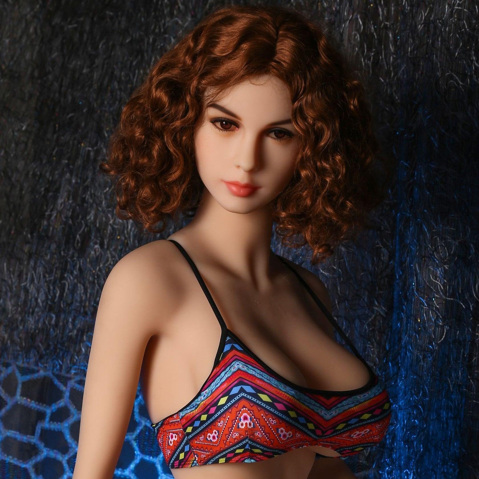 Fire Doll - Madge - Sex Doll Head - Light Tan - Lucidtoys