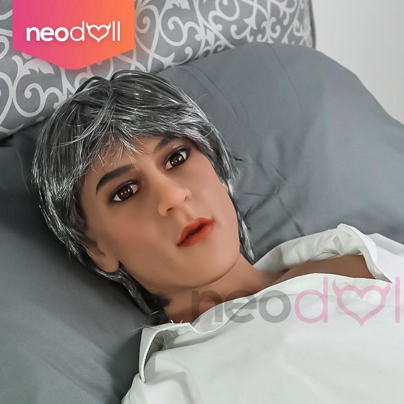 Neodoll Allure - Mick - Male Sex Doll Head - M16 Compatible - Brown - Lucidtoys