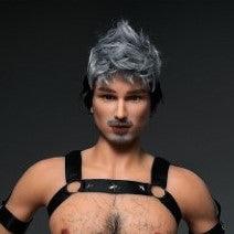 Neodoll Racy - Kelvin - Male Sex Doll Head - Tan - Lucidtoys