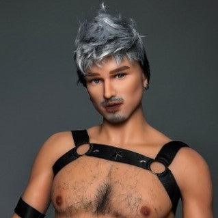 Neodoll Racy - Kelvin - Male Sex Doll Head - Tan - Lucidtoys