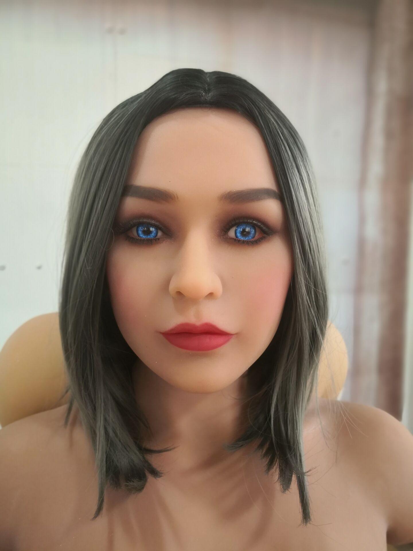 Neodoll Racy - Julia - Sex Doll Head - Brown - Lucidtoys