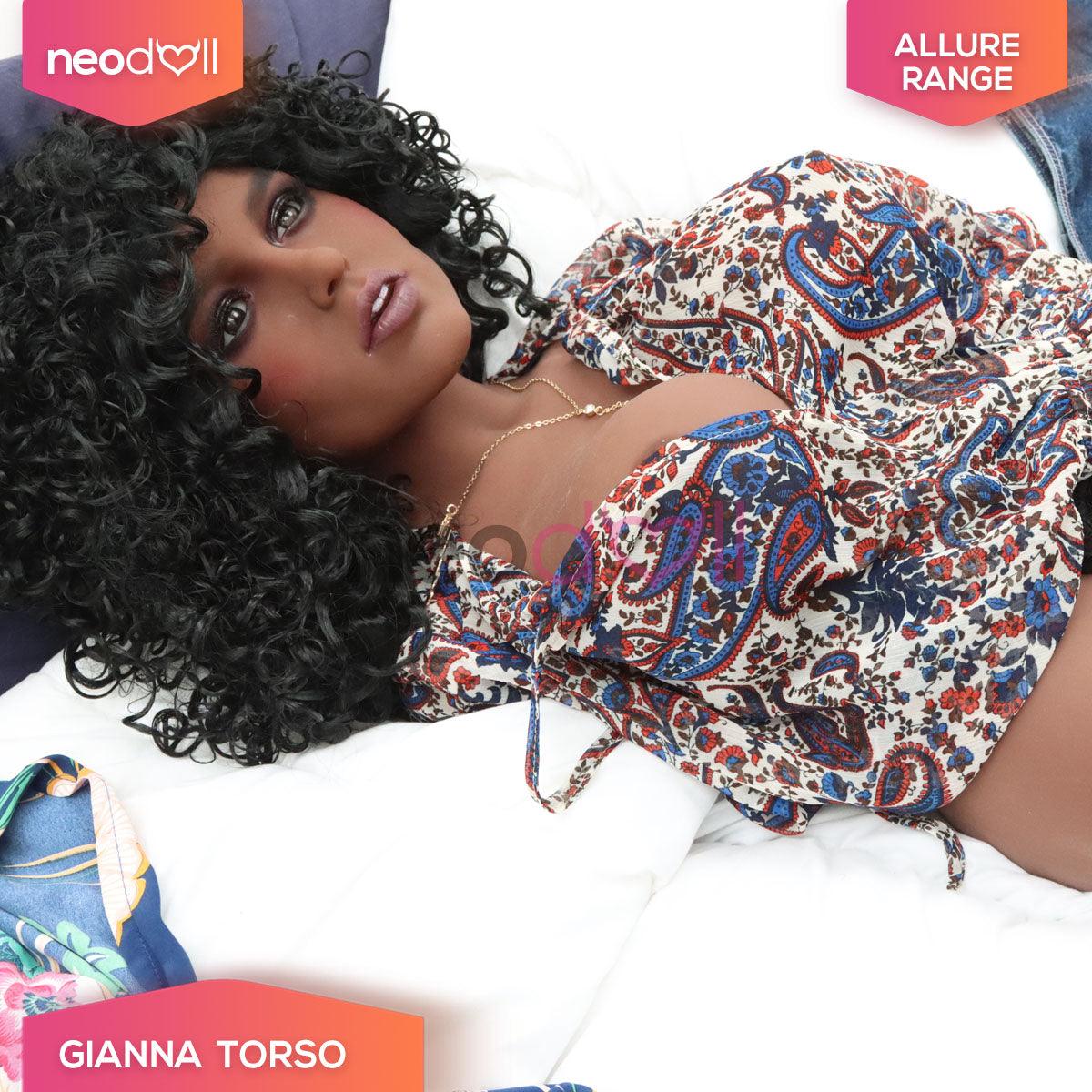 6YE Dolls - Gianna Head With Sex Doll Torso - Black - Lucidtoys