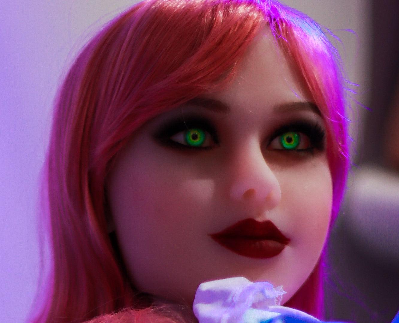 SoulMate Dolls - Alyssa Head - Sex Doll Heads - White - Lucidtoys