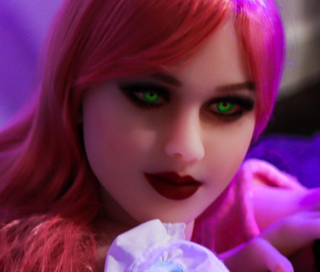 SoulMate Dolls - Alyssa Head - Sex Doll Heads - White - Lucidtoys