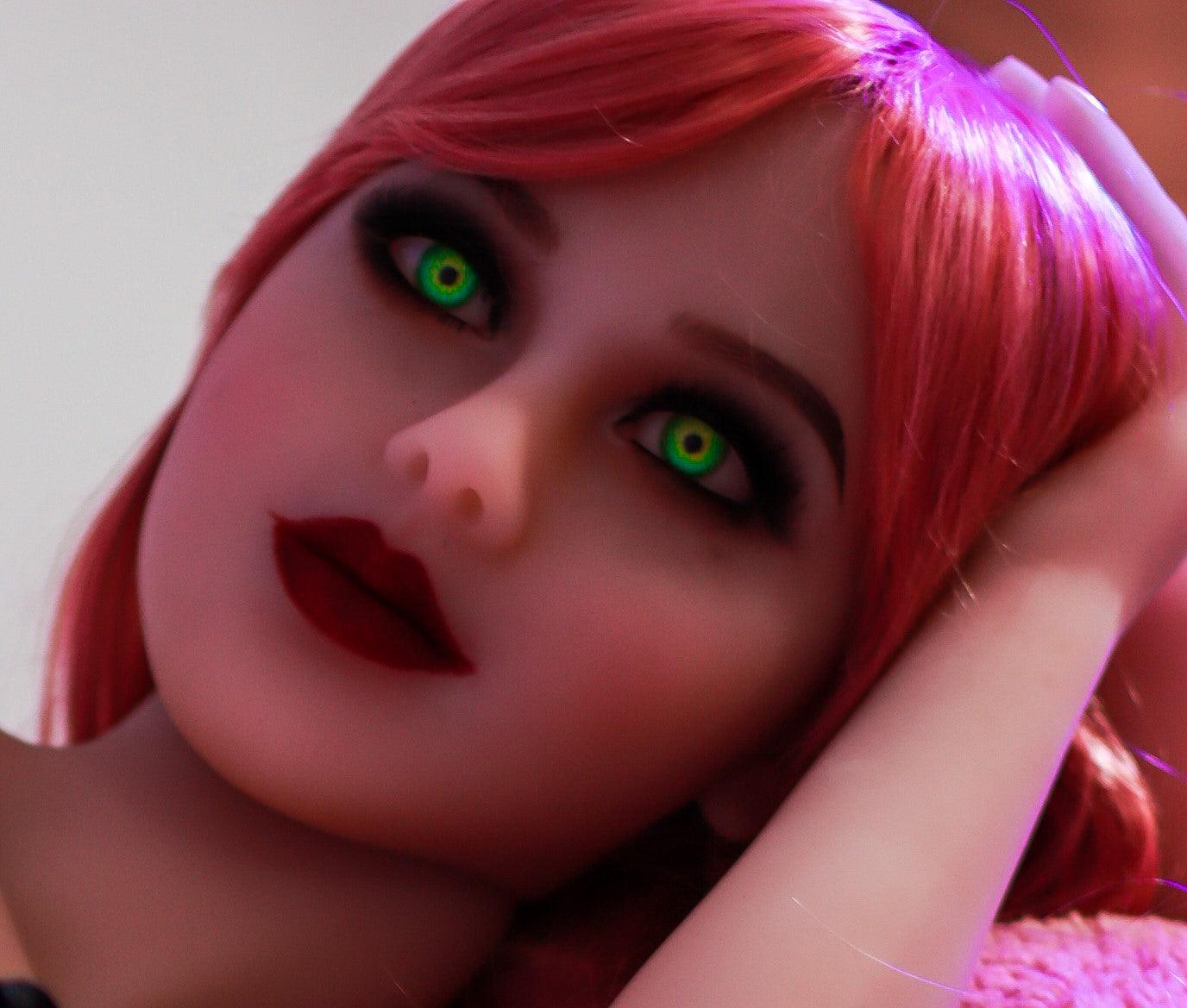 SoulMate Dolls - Alyssa Head - Sex Doll Heads - White - Lucidtoys