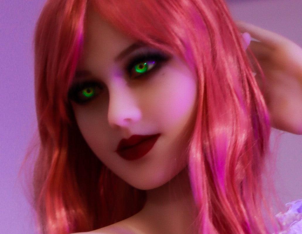 SoulMate Dolls - Alyssa Head - Sex Doll Heads - White - Lucidtoys
