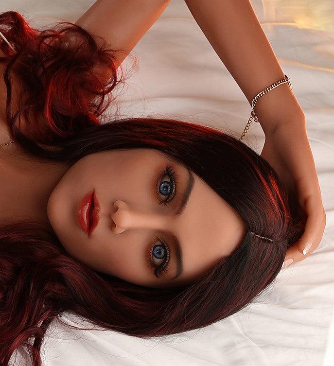 Firedoll -Jocelyn- Sex Doll Head - M16 Compatible -Tan - Lucidtoys