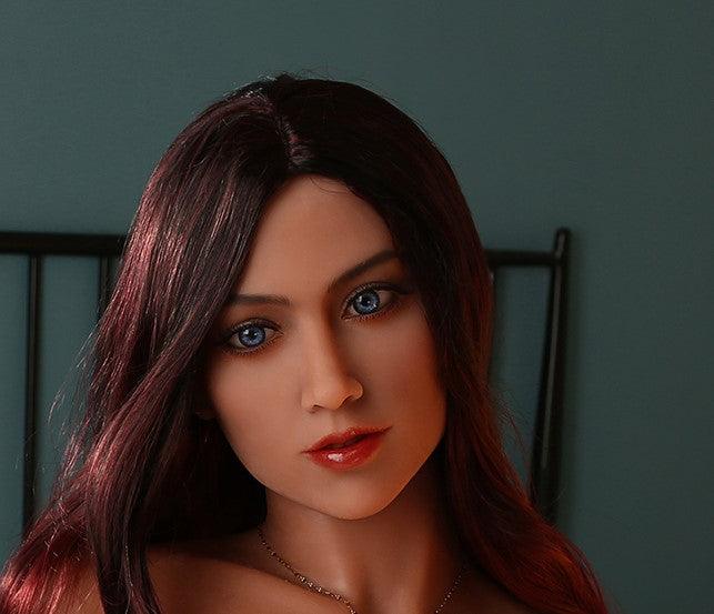 Firedoll -Jocelyn- Sex Doll Head - M16 Compatible -Tan - Lucidtoys