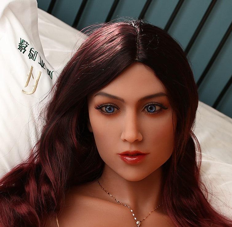 Firedoll -Jocelyn- Sex Doll Head - M16 Compatible -Tan - Lucidtoys