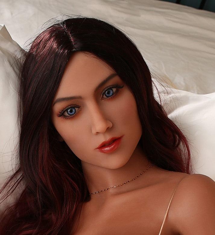 Firedoll -Jocelyn- Sex Doll Head - M16 Compatible -Tan - Lucidtoys
