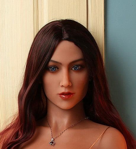 Firedoll -Jocelyn- Sex Doll Head - M16 Compatible -Tan - Lucidtoys