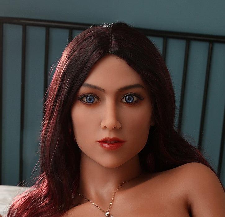 Firedoll -Jocelyn- Sex Doll Head - M16 Compatible -Tan - Lucidtoys