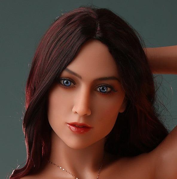 Firedoll -Jocelyn- Sex Doll Head - M16 Compatible -Tan - Lucidtoys