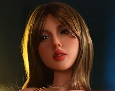 Firedoll - Sex Doll head - M16 - Tan - Lucidtoys