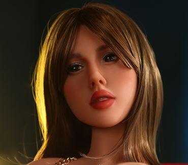 Firedoll - Sex Doll head - M16 - Tan - Lucidtoys